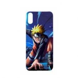 Чохол прозорий для Xiaomi Redmi 9a Naruto in the night with the blade  - FATLINE