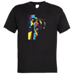 Чоловічі футболки з V-подібним вирізом