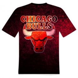 Чоловіча 3D футболка Chicago Bulls