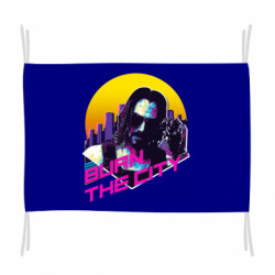 Флаг Civerpunk 2077 Keanu Reeves - FATLINE Флаг Civerpunk 2077 Keanu Reeves