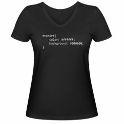 Женские футболки с V-образным вырезом - FATLINE