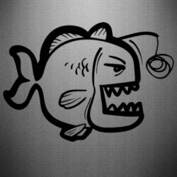 Наклейка Crazy fish
