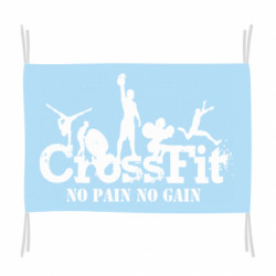 Прапор Crossfit No pain No Gain - FATLINE Прапор Crossfit No pain No Gain