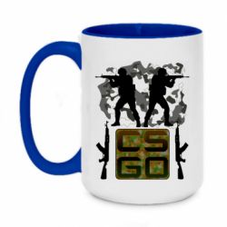 Кружки двухцветные 420ml