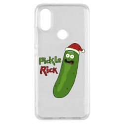 Чохол з розділу Рік і Морті Cucumber Rick in a Christmas hat для Xiaomi Mi A2 - FATLINE Чохол з розділу Рік і Морті Cucumber Rick in a Christmas hat для Xiaomi Mi A2