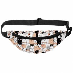 3D сумка-бананка Cute dogs pattern - FATLINE 3D сумка-бананка Cute dogs pattern