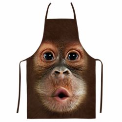 3D фартук Cute monkey face - FATLINE 3D фартук Cute monkey face