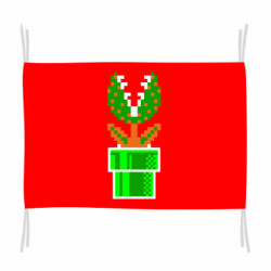 Флаг Цветок-людоед Супер Марио