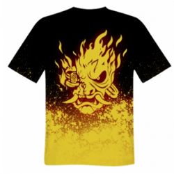 Чоловіча 3D футболка Cyberpunk 2077 - FATLINE Чоловіча 3D футболка Cyberpunk 2077