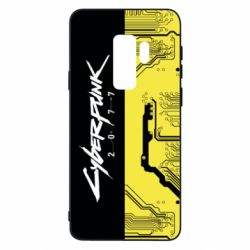 Чехол из раздела Авторские принты Cyberpunk black and yellow для Samsung S9+ - FATLINE Чехол из раздела Авторские принты Cyberpunk black and yellow для Samsung S9+