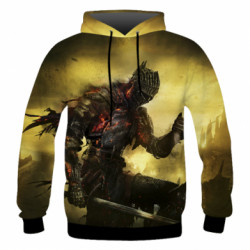 Мужская 3D худи Dark Souls 3 - FATLINE Мужская 3D худи Dark Souls 3