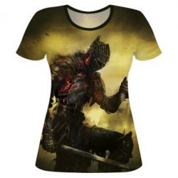 Женская 3D футболка Dark Souls 3