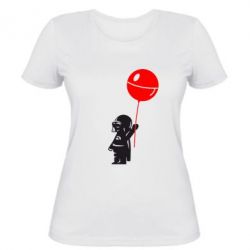 Жіноча футболка Дарт Вейдер з кулькою - FATLINE Жіноча футболка Дарт Вейдер з кулькою