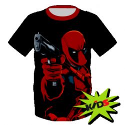 Дитяча футболка 3D Deadpool shoots