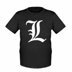 Дитяча футболка Death Note minimal logo