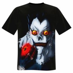 Чоловіча 3D футболка Death Note Ryuk God - FATLINE Чоловіча 3D футболка Death Note Ryuk God