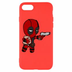 Чехол из раздела Deadpool Дедпул с пакетиком для Apple iPhone 7 - FATLINE Чехол из раздела Deadpool Дедпул с пакетиком для Apple iPhone 7