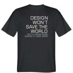Мужская футболка Stedman Design won't save the world