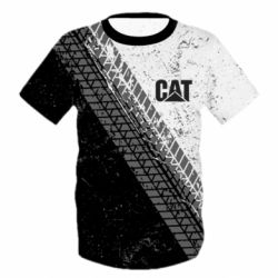 Детская 3D футболка CAT and tires - FATLINE Детская 3D футболка CAT and tires