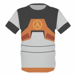 Детская 3D футболка Gordon Freeman costume