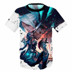 Детская 3D футболка Valorant Poster