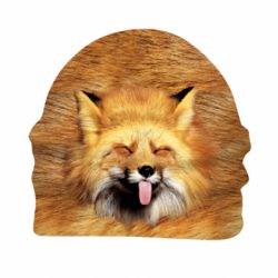 Детская 3D шапка Хитрая Лисичка - FATLINE Детская 3D шапка Хитрая Лисичка