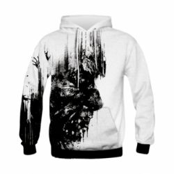Дитяча 3D худі Dying Light, black and white - FATLINE Дитяча 3D худі Dying Light, black and white