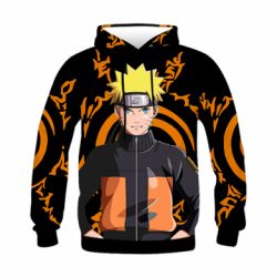 Дитяча 3D худі Naruto Uzumaki - FATLINE Дитяча 3D худі Naruto Uzumaki