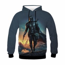 Детская 3D худи The Mandalorian-2 - FATLINE Детская 3D худи The Mandalorian-2