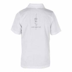 Дитяча футболка поло Квітни - FATLINE Дитяча футболка поло Квітни