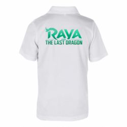 Детская футболка поло Raya and dragon cartoon logo - FATLINE Детская футболка поло Raya and dragon cartoon logo