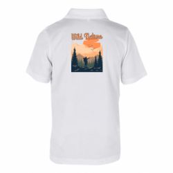 Дитяча футболка поло Wild nature - FATLINE Дитяча футболка поло Wild nature