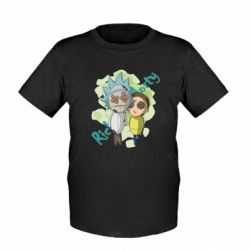 Детская футболка Rick and Morty voodoo doll - FATLINE Детская футболка Rick and Morty voodoo doll