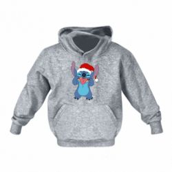Детская худи Новогодний Стич - FATLINE Детская худи Новогодний Стич