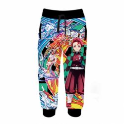 Детские 3D штаны Demon Slayer Kimetsu No Yaiba