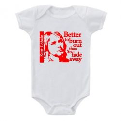 Детский бодик Kurt Cobain - FATLINE Детский бодик Kurt Cobain