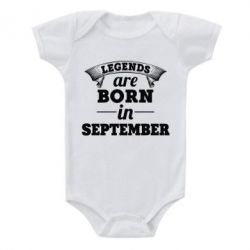 Дитячий бодік Legends are born in September