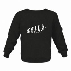 Детский свитшот на флисе Basketball Evolution - FATLINE Детский свитшот на флисе Basketball Evolution