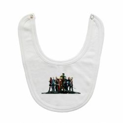 Слюнявчик Avengers on the rock - FATLINE Слюнявчик Avengers on the rock