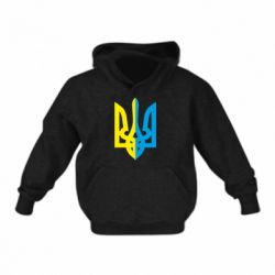 Дитяче худі Двокольоровий герб України - FATLINE Дитяче худі Двокольоровий герб України