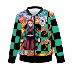 Детский 3D бомбер Demon Slayer Kimetsu No Yaiba