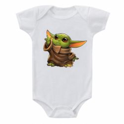 Детский бодик Baby Yoda Force