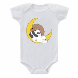 Дитячий бодік We bare bears sleep