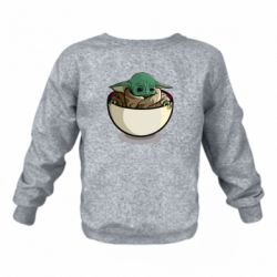 Детский свитшот на флисе Йода - FATLINE Детский свитшот на флисе Йода