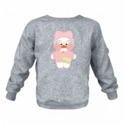 Дитячий світшот на флісі Лалафанфан у светрі - FATLINE Дитячий світшот на флісі Лалафанфан у светрі