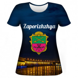 Женская 3D футболка Dniproges Zaporozhye