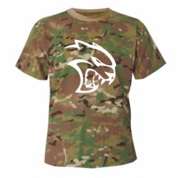 Камуфляжная футболка Dodge Hellcat SRT