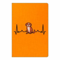 Блокнот А5 Dog and pulse - FATLINE Блокнот А5 Dog and pulse