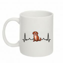 Кружка 320ml Dog and pulse - FATLINE Кружка 320ml Dog and pulse