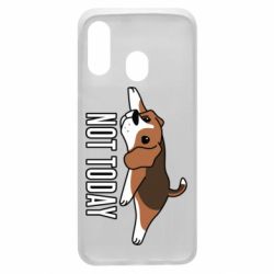 Чехол из раздела Собака Dog not today для Samsung A40 - FATLINE Чехол из раздела Собака Dog not today для Samsung A40